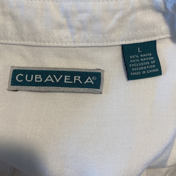 Cubavera Mens Shirt. Size Large. - Picture 3 of 5